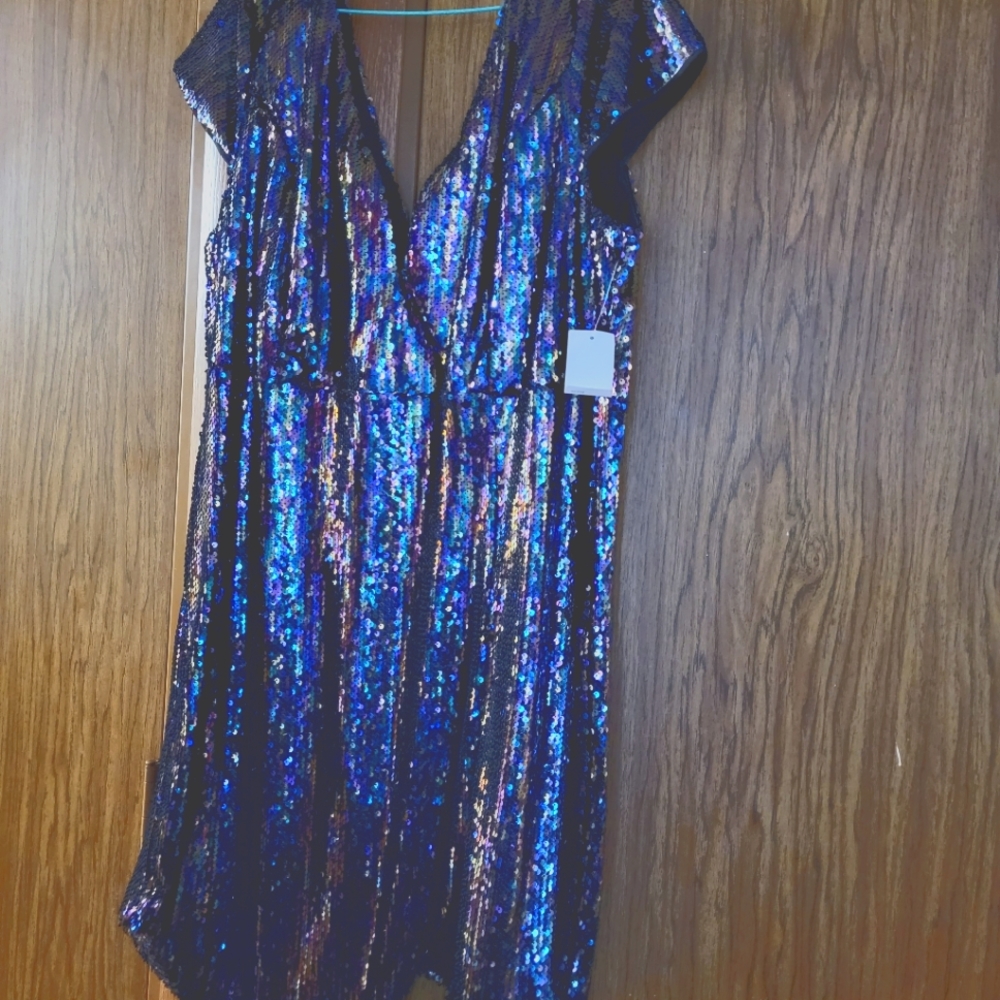 Charlotte Russ sequence dress